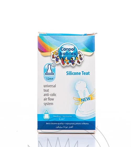Canpol Universal Teat 12+ Silicon Fast 1 Pieces - 18/317