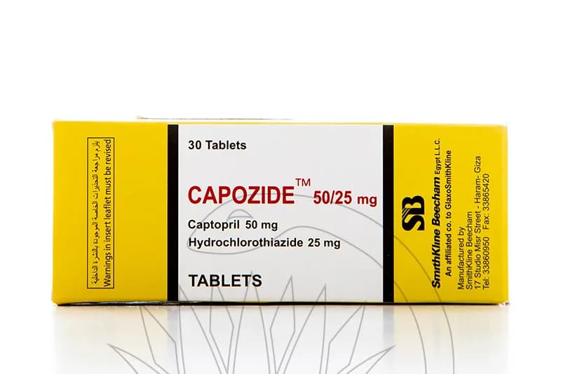 CAPOZIDE 50/25MG 30/TAB