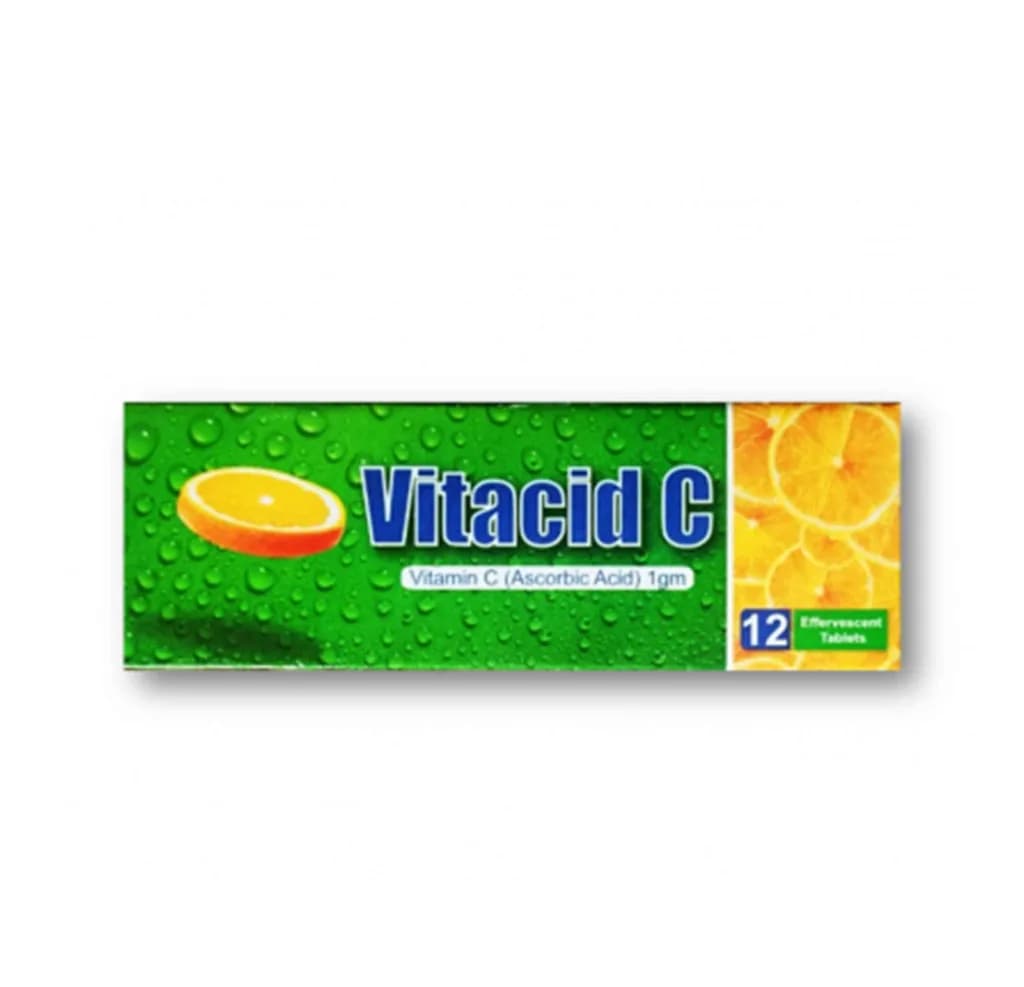 Vitacid C Effervescent 12 Tablets