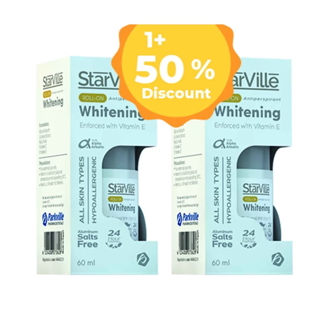 StarVille Whitening Roll on 60ml 1+1 50% OFF