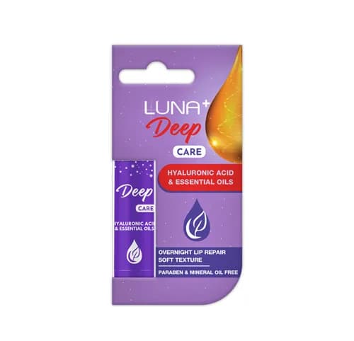 Luna Deep Care Lip Moist ( Men Care ) Hyaluronic Acid & Essential Oils 3.5ml