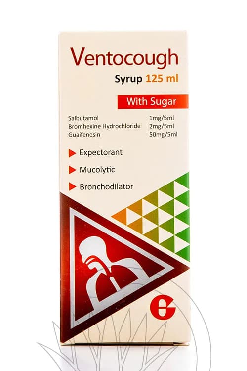 VENTOCOUGH WITH SUGAR SYRUP 125ML