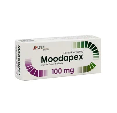 MOODAPEX 100MG 30/TAB