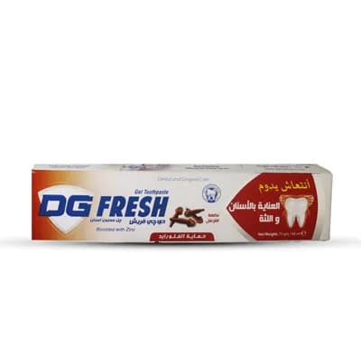 DG FRESH  GEL TOOTHPASTE CLOVE  75GM