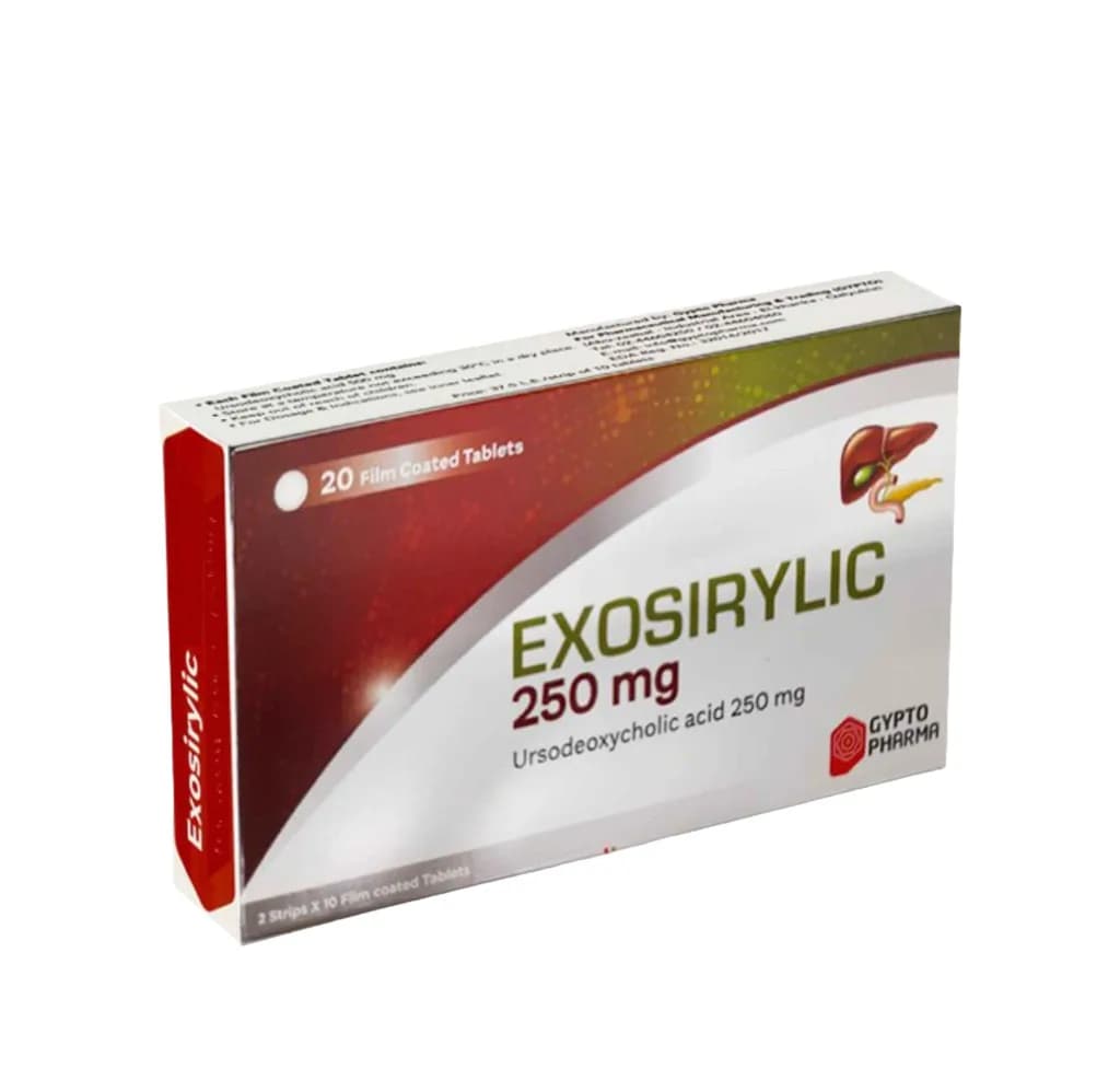 Exosirylic 250mg 20 Film Coated Tablets