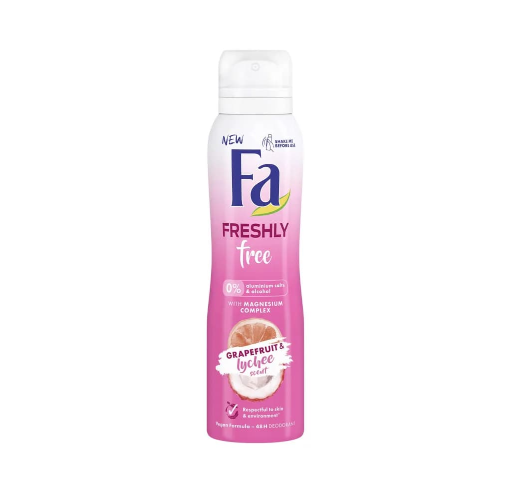 Fa Women Deo Spray Freshly Grape&Lychee 150Ml-20 Percent Offer