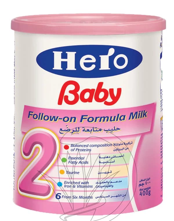 HERO BABY (2) MILK POWDER 400GM ?