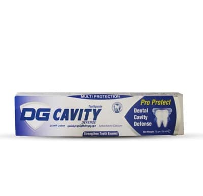DG CAVITY DEFENSE GEL TOOTHPASTE 75GM
