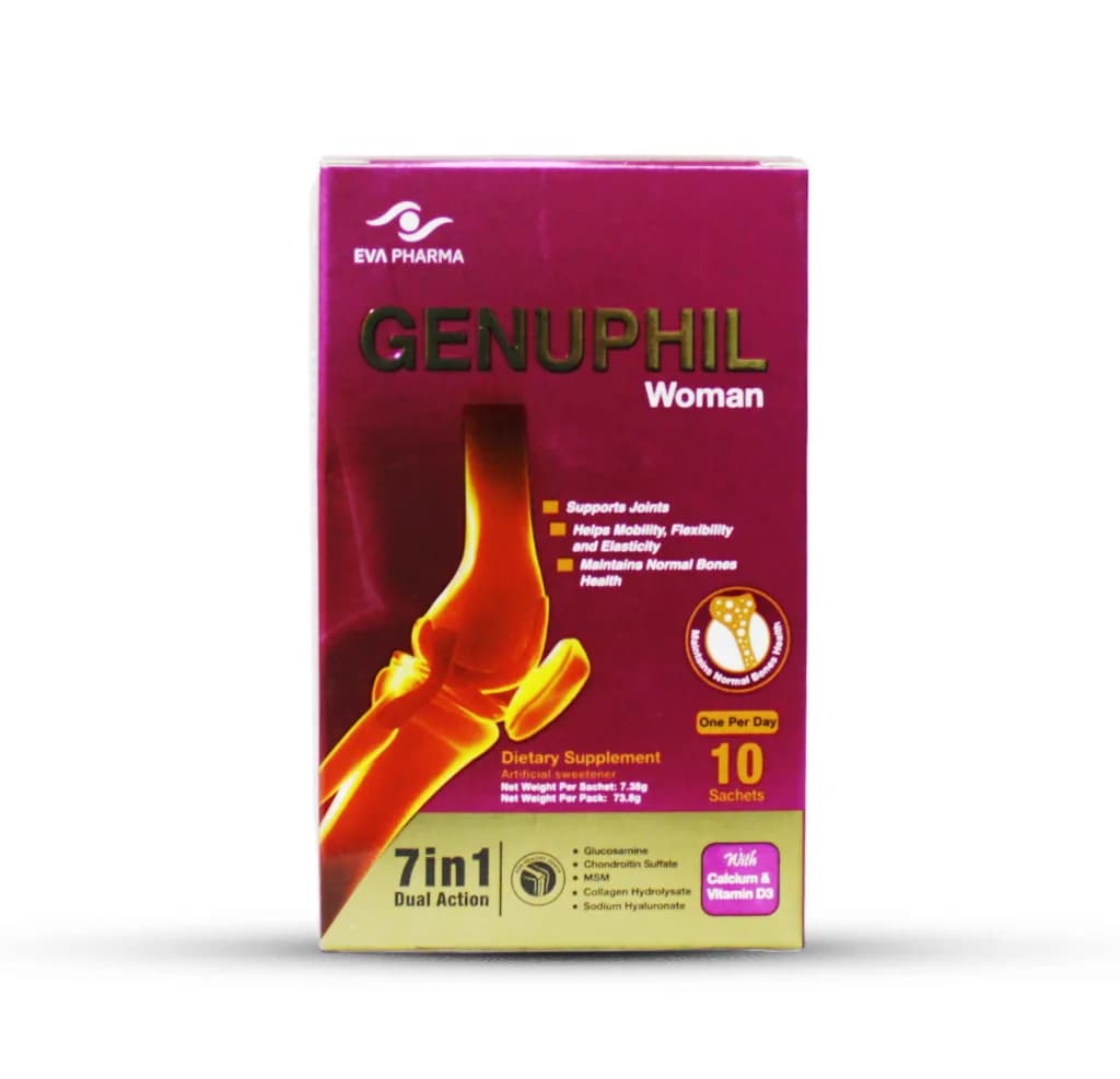 GENUPHIL WOMAN CAL&VIT D POWDER 10/SACH