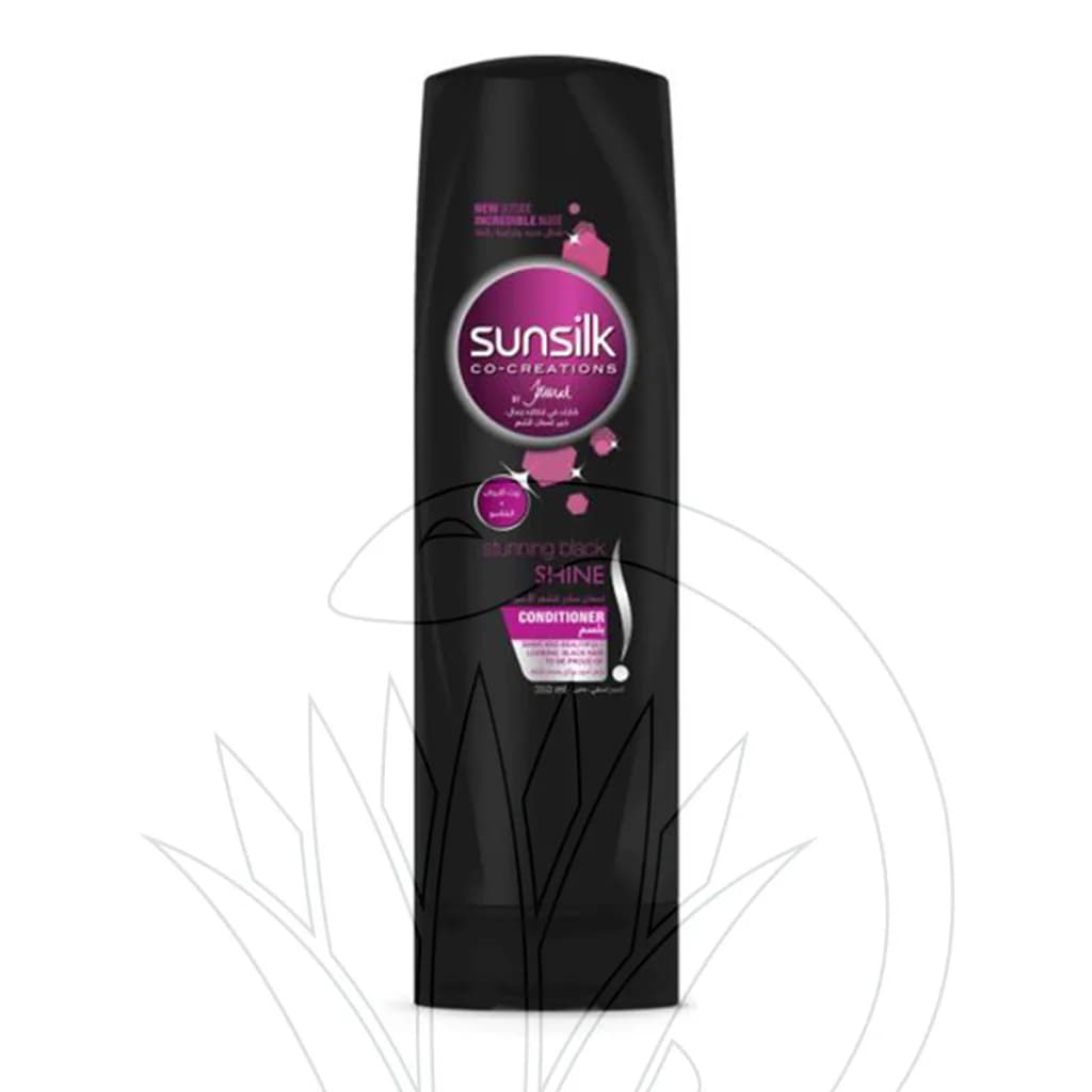 SUNSILK COND BLACK SHINE 350ML