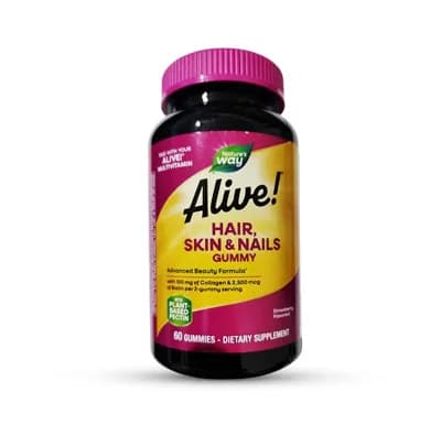 ALIVE HAIR,SKIN,NAILS 60/GUM?