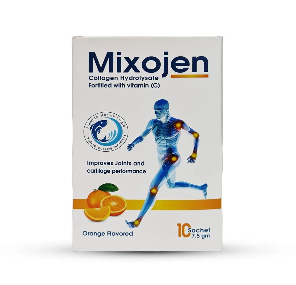 Mixojen Collagen ( Orange Flavor ) 10 Sachets
