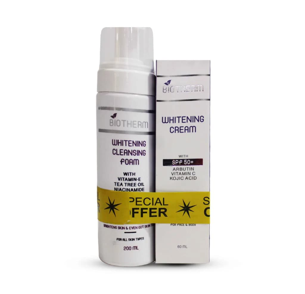 Biotherm Whiten Spf50Cream+Foam Cleanser