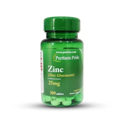 PURITAN ZINC GLUCONATE 25MG 100/TAB?