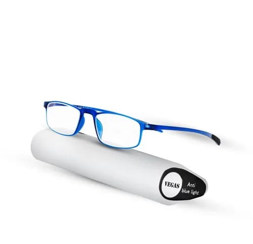Vegas Reading Glass 1925 +2.50 Blue