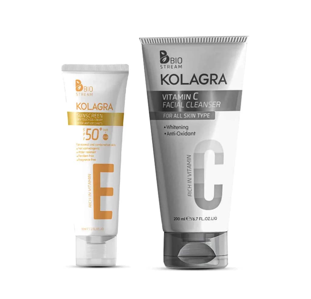 Offer Sun Screen Gel Cream 50ml +Facial Wash Vitamin C 200ml