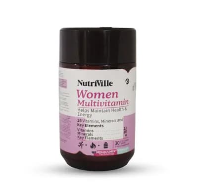 NUTRIVILLE WOMEN MULTIVITAMIN 30FC/TAB