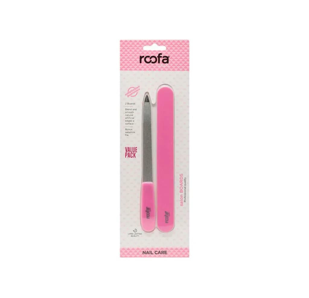 Roofa 2 File Nail Silver Board/Sapphir -050Nc