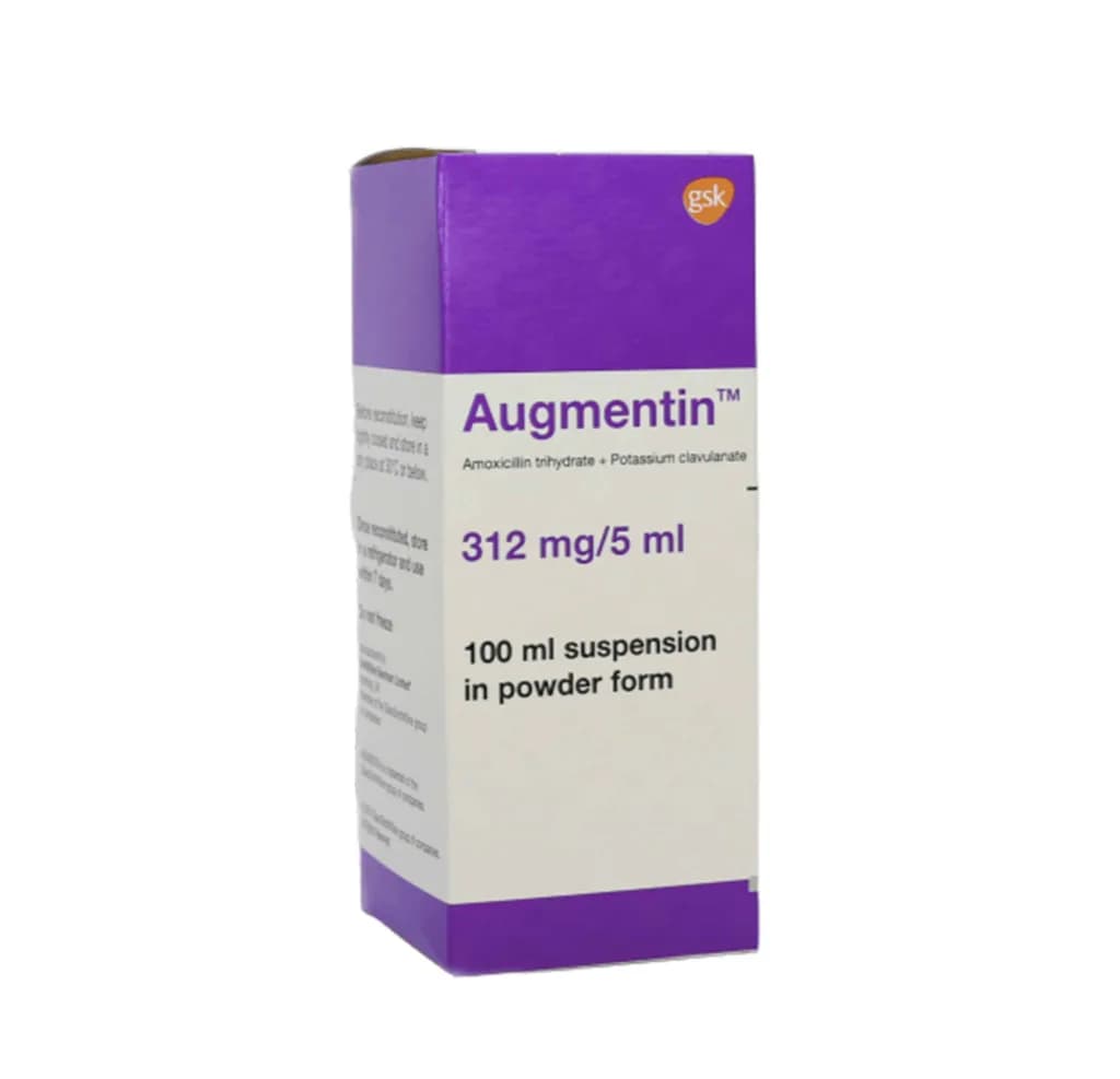 Augmentin 312Mg/5Ml Suspension 80Ml