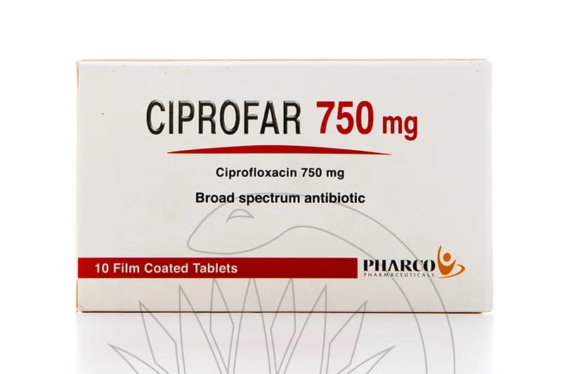 CIPROFAR 750MG 10/TAB