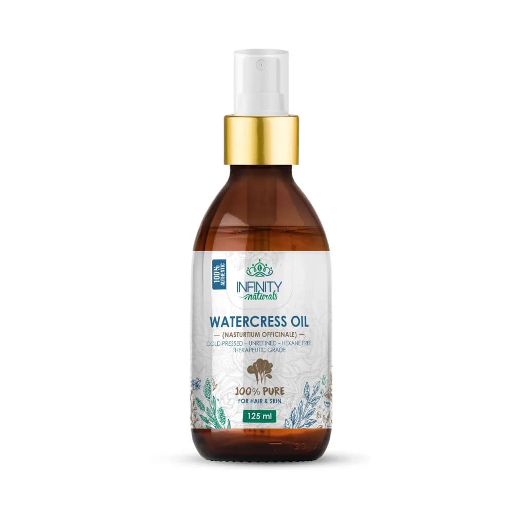 Infinity Naturals 100% Pure Watercress Oil ( Hair and Skin ) 125ml