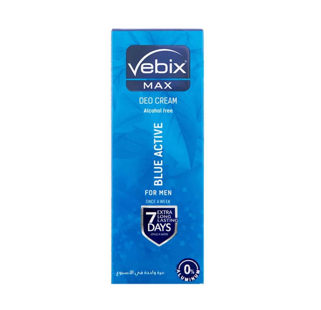 Vebix Deod Cream Blue Active 25Ml