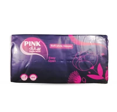 PINK SOFT WHITE TISSUES 400P