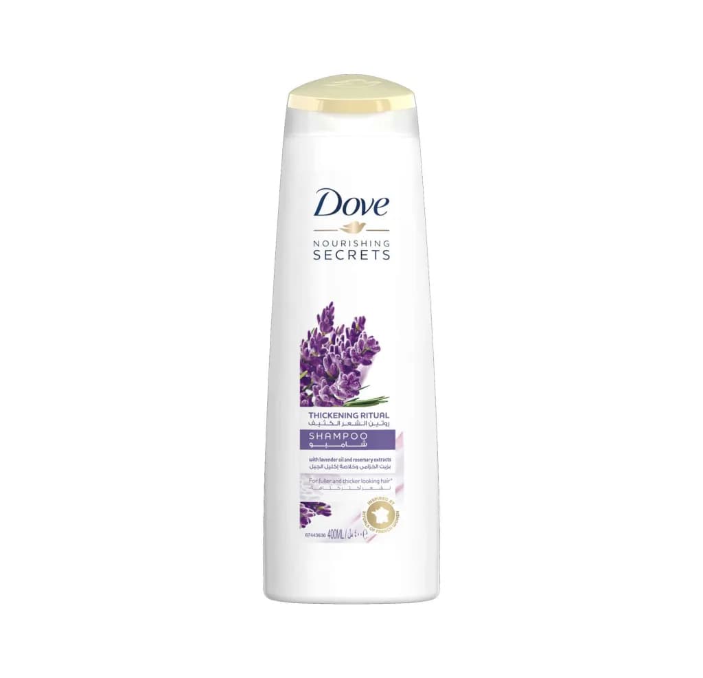 DOVE SHAMP THICKEN.RITUAL LAVENDAR 600ML