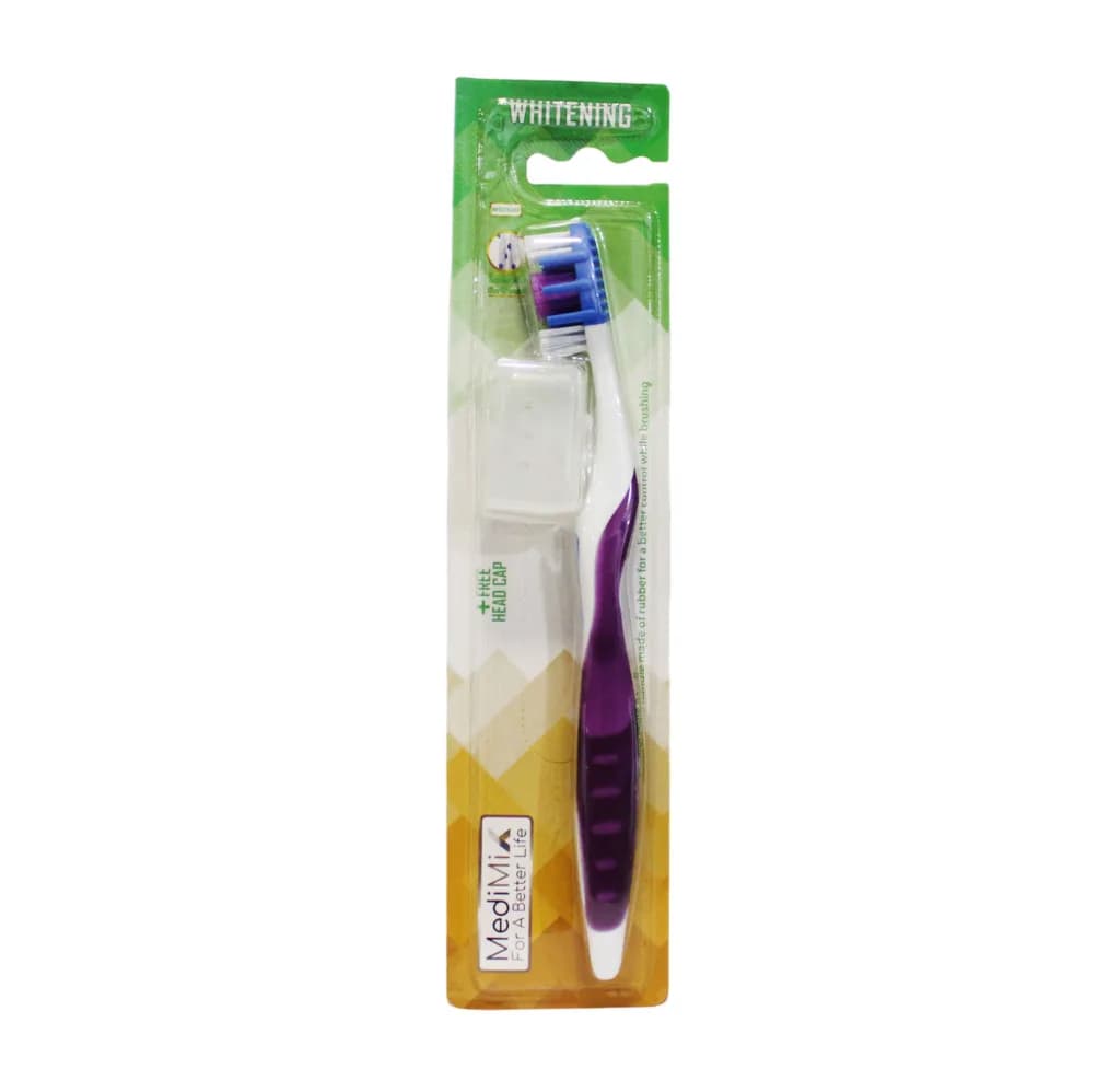 Medimix Toothbrush Whitening with Cap-Medium