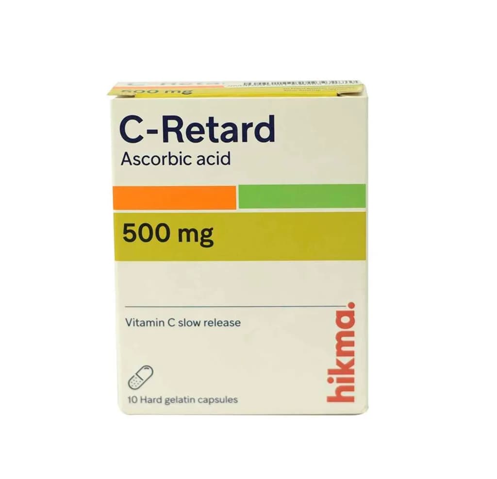 C Retard (Vitamin C) 500 Mg 10 Capsules