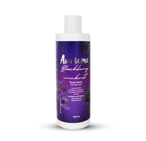 AWESOME BODY WASH BLACK BERRRY 500ML