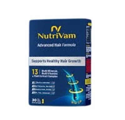 Nutrivam Advanced Hair Formula 30 Hard Gelatin Capsules