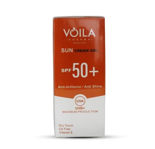 Voila Pharma Sunscreen Spf50+ Anti-Shine Cream Gel 50ml