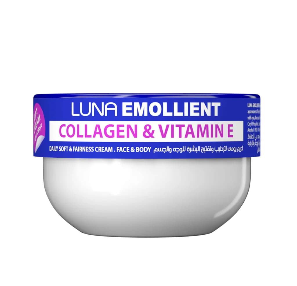 Luna Emollient Cream Collagen and Vit.E 160Gm