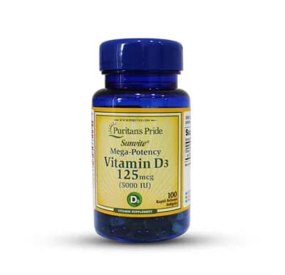 PURITAN VITAMIN-D3 5000IU 100/CAP?