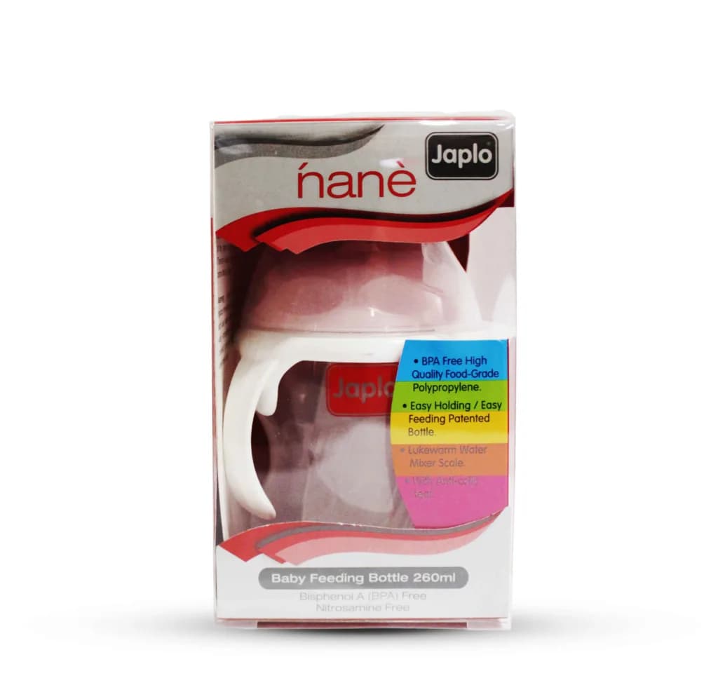 Japlo Nane Natural Bottle Pink 260Ml-N26