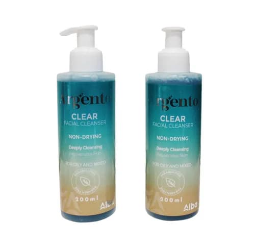 ARGENTO CLEAR FACIAL CLEANSER 2X200M-OFF
