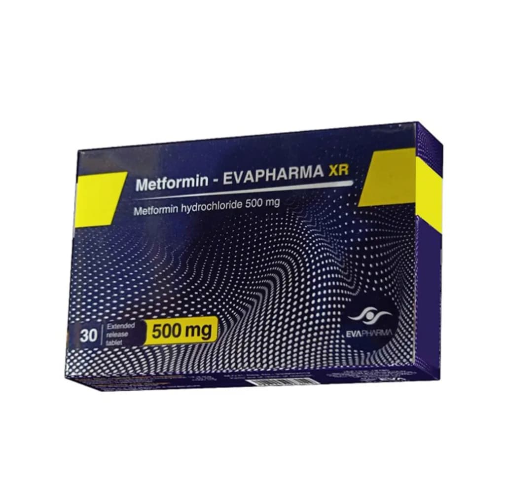 Metformin Eva Pharma Xr 500MG 30 Tablets