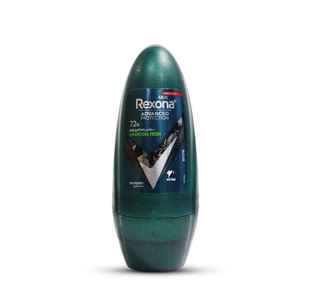 Rexona For Men Deoderant Roll-On Black and White Charcoal 50ML