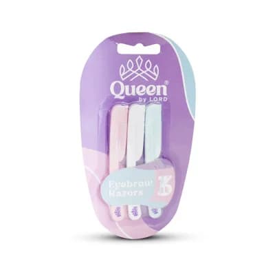 QUEEN EYE BROW RAZORS 3P Q.108-1