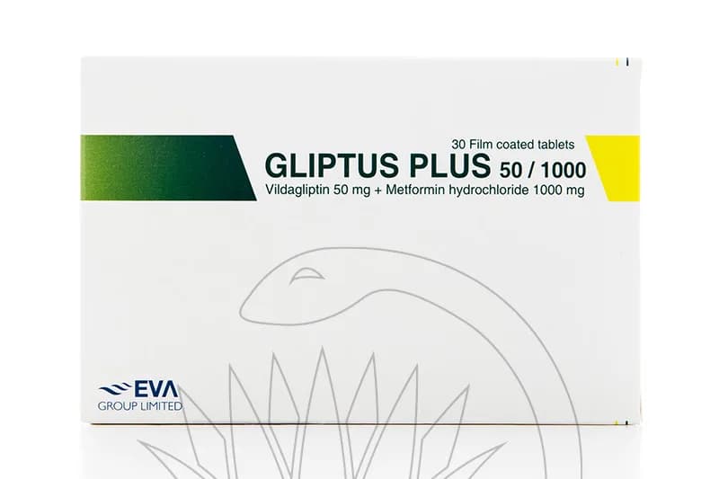 Gliptus Plus 50/1000Mg 30 Tablets