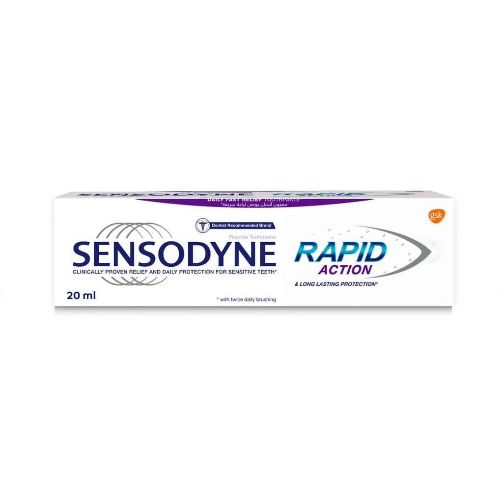 SENSODYNE T.PASTE RAPID ACTION  20ML