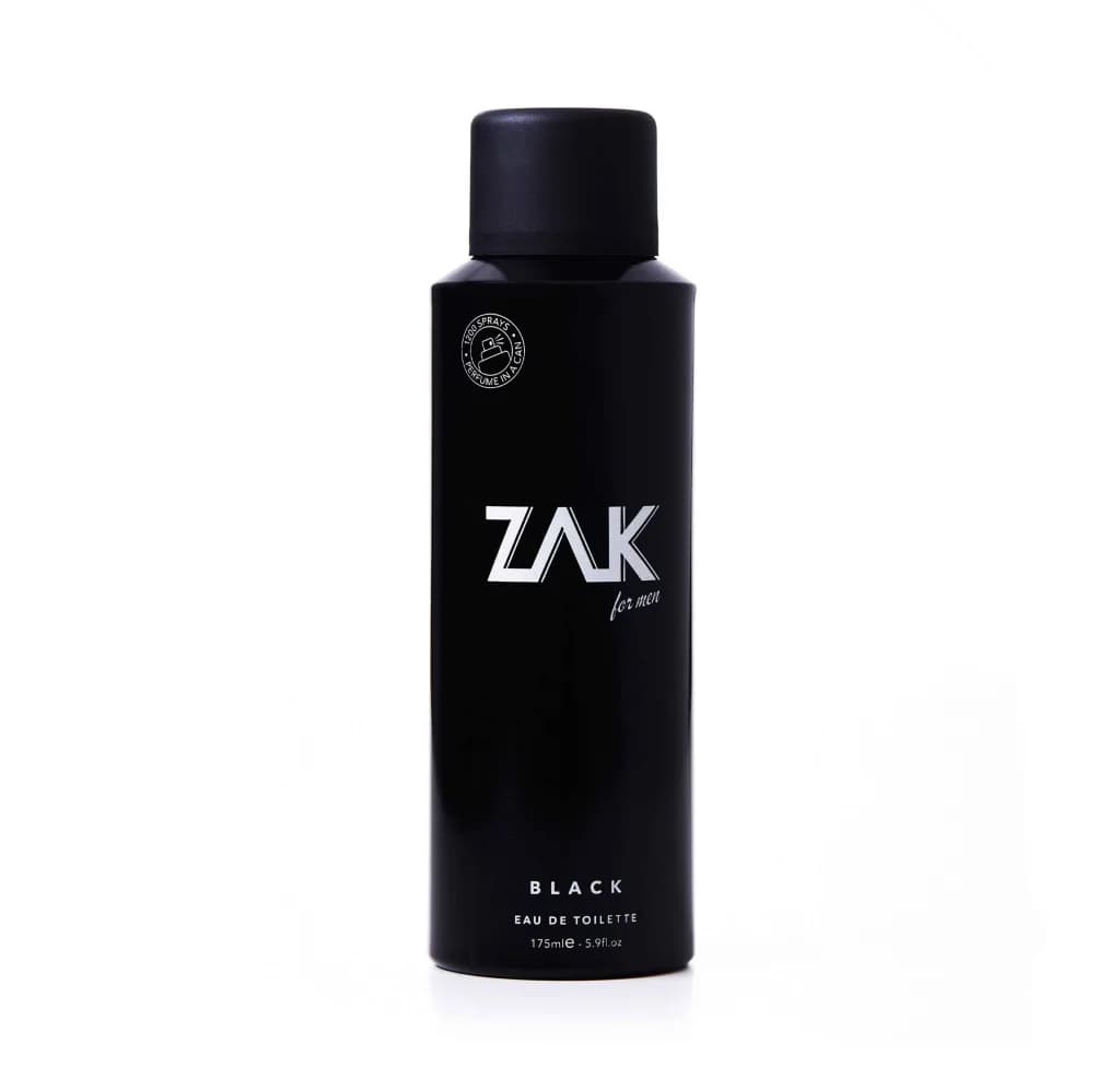 ZAK PERFUMED SPRAY BLACK 175ML