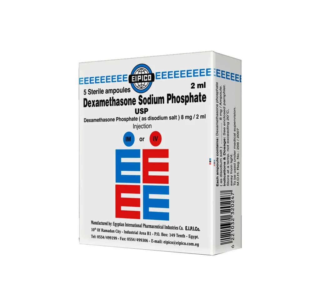 Dexamethasone (Eipico) 8Mg 2Ml 5 Ampoules