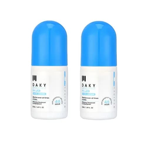 Daky Whitening Deo Roll On 50ml Jasmine 2Pcs