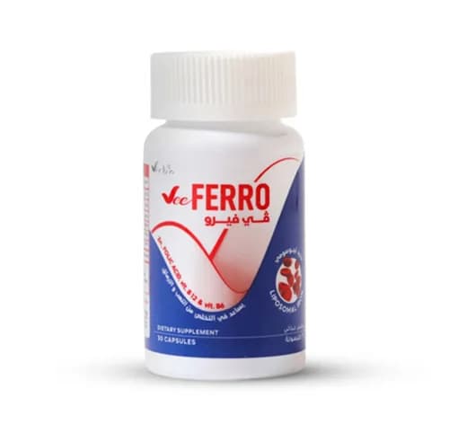 Vee Ferro Dietary Supplement 30 Capsules