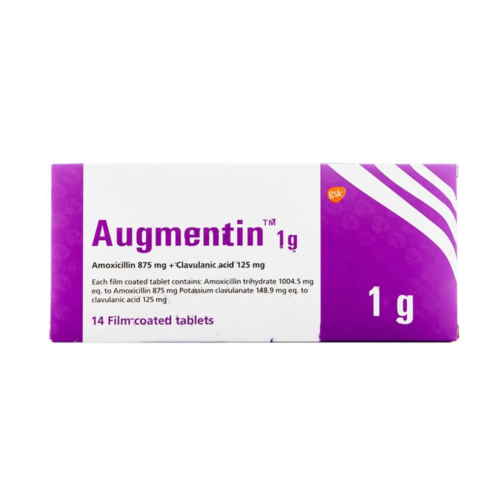 Augmentin 1Gm 14 Tablets