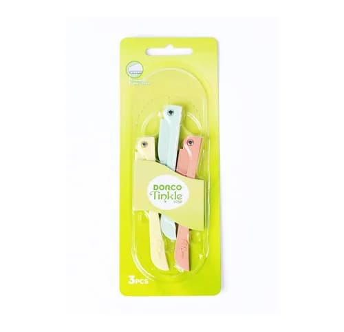 Dorco Tinkle Rose Fold Percise Blades 3Pcs