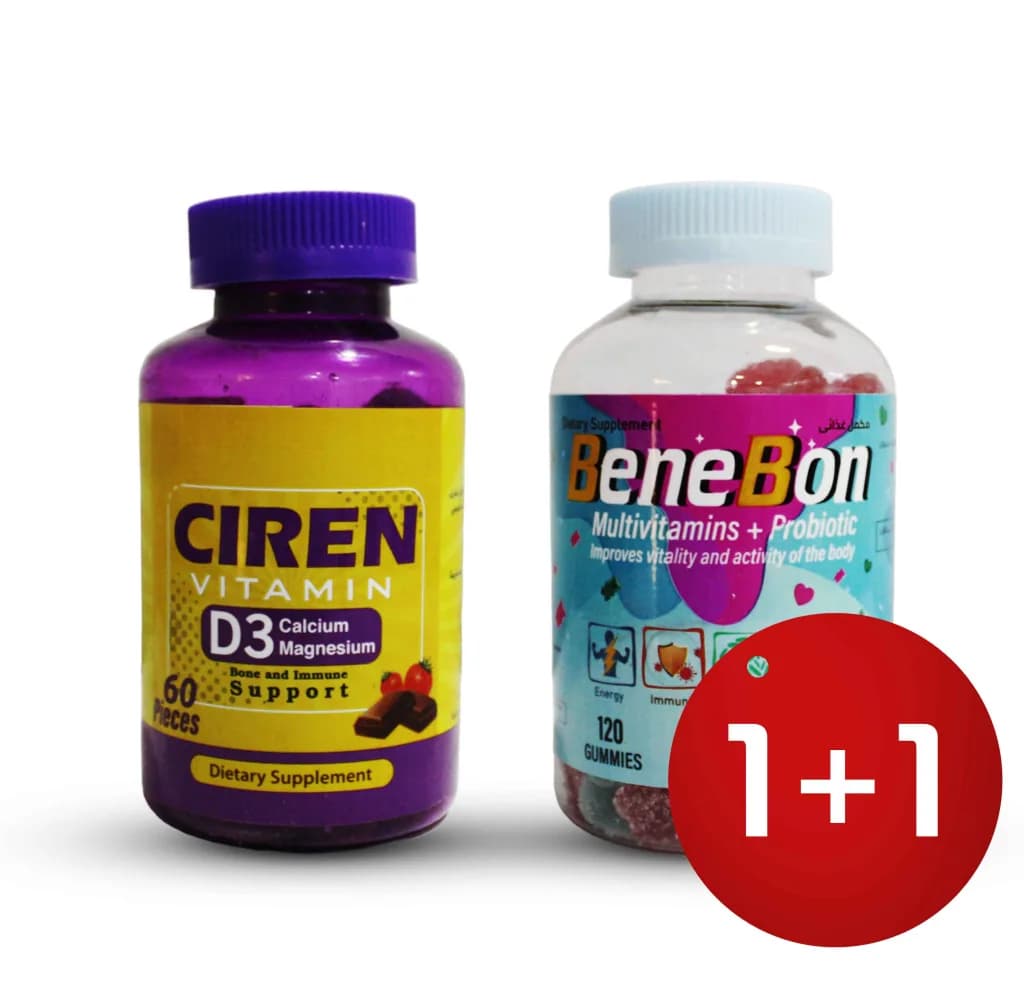 Benebon Multi-Vit 120 Pieces + Ciren D3 60 Pieces (1+1)