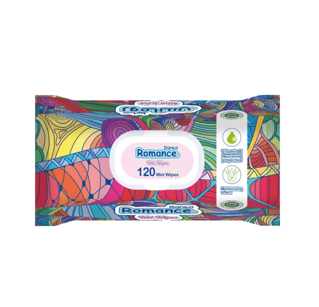 Sanita Romance Wet Wipes 120/Wipes
